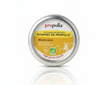 gomme propolis citron boite alu