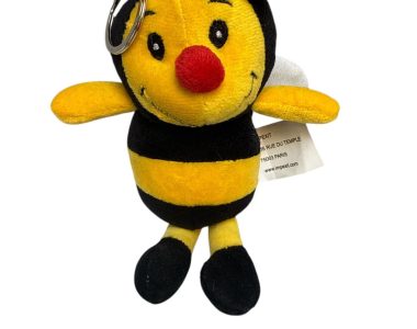 peluche abeille nez rouge