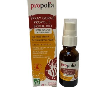 spray gorge propolis brune sans alcool